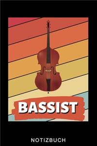 Bassist Notizbuch: A5 Notizbuch KARIERT Geschenkideen für Bassisten - Kontrabass - Jazz - Musik - Buch - Geschenk für Erwachsene Kinder Anfänger - Bücher - Bass