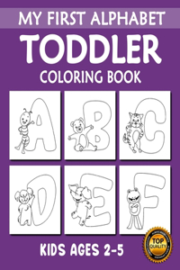 My First Alphabet Toddler Coloring Book