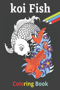 koi fish coloring books