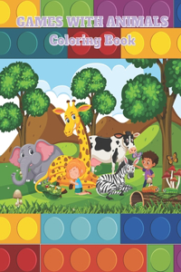 Games with Animals - Coloring Book