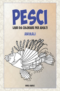 Libri da colorare per adulti - Nivel simple - Animali - Pesci
