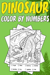 Dinosaur Color by Numbers