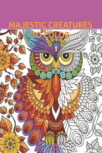 Majestic Creatures to Color