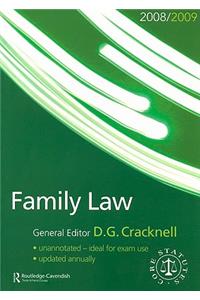 Family Law Statutes 2008-2009