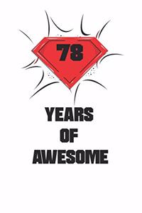 78 Years Of Awesome