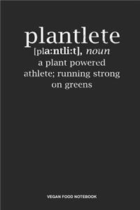 Vegan Food Notebook