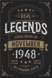 Real Legends were born in November 1948