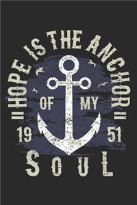 Anchor of my Soul Notebook