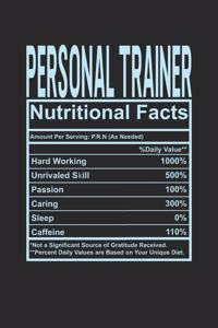 Personal Trainer Nutritional Facts