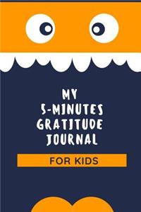 My 5-Minutes Gratitude Journal for Kids