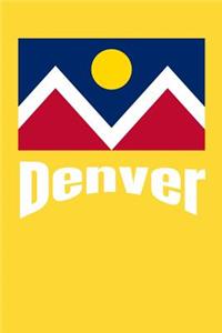 Denver Colorado Flag Notebook Journal