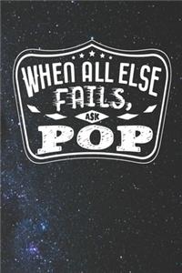 When All Else Fails Ask Pop