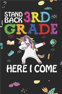 Stand Back 3rd Grade Here I Come