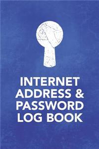 Internet Address & Password Log Book