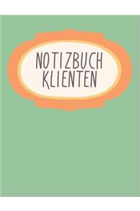 Notizbuch Klienten