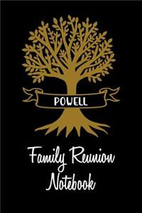 Powell Family Reunion Notebook