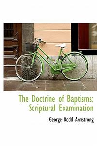 The Doctrine of Baptisms