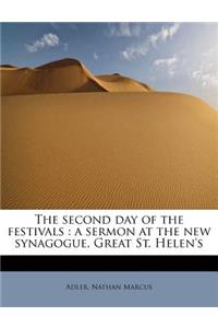 The Second Day of the Festivals