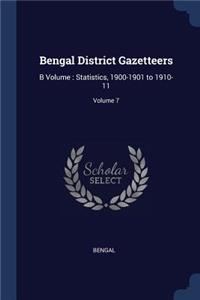 Bengal District Gazetteers