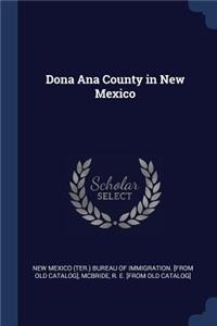 Dona Ana County in New Mexico