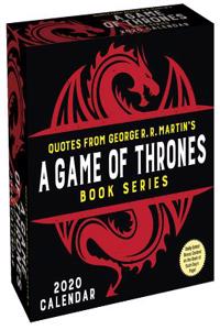 Quotes from George R. R. Martin's Game of Thrones Book Series 2020 Day-to-Day Calendar
