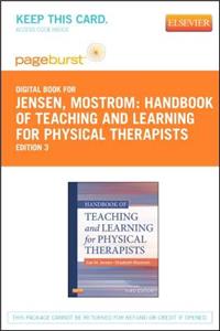 Handbook of Teaching and Learning for Physical Therapists - Elsevier eBook on Vitalsource (Retail Access Card)