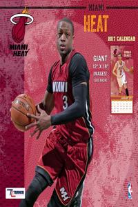 Cal 2017 Miami Heat 2017 12x12 Team Wall Calendar