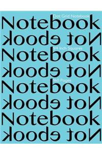 Dot Grid Notebook 1/4 Inch Squares 160 pages