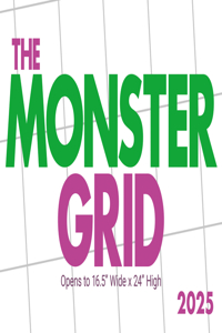 Monster Grid Deluxe Calendar 2025