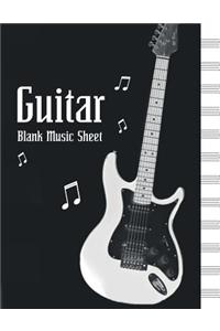 Blank Music Sheet Guitar