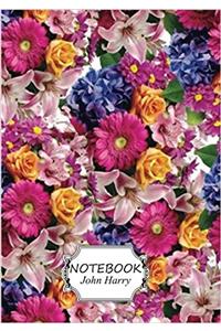 Flora Pattern.: Pocket Notebook Journal Diary (Notebook Lined,blank No Lined)