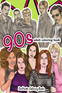 90s Adult Coloring Book