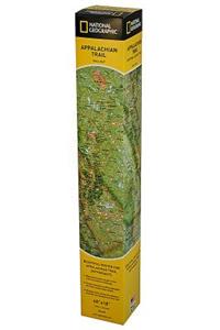 Appalachian Trail Wall Map - Boxed