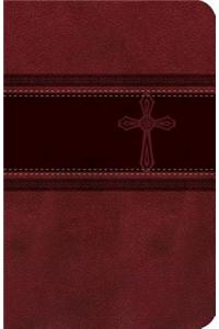 Compact Thin Single Column Bible-Ceb-Cross