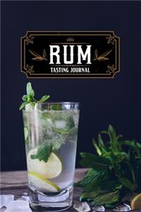 Rum Alcohol Distillery Tasting Sampling Costing Journal Notebook Diary Log Book - Ice Cold