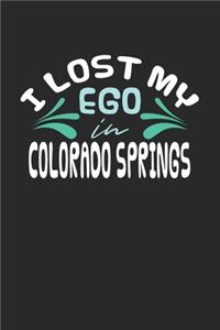 I lost my ego in Colorado Springs: 6x9 - notebook - dot grid - city of birth