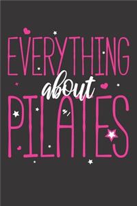 Everything about pilates: Cute Pilates Dot Grid Journal for Women, Gift for Pilates Lovers, with Content List, Pages Numbers and Notes Organized Notebook, use as a pilates pl