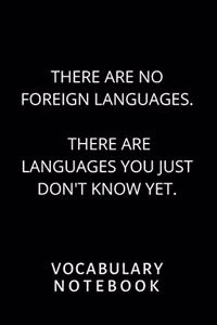 Vocabulary Notebook