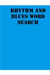 rhythm and blues Word Search