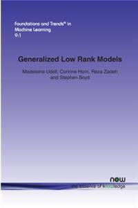 Generalized Low Rank Models