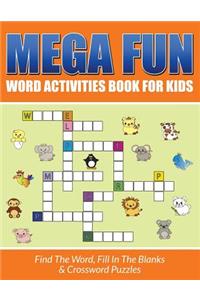 Mega Fun Word Activities Book For Kids