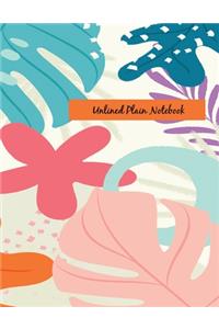 Unlined Plain Notebook