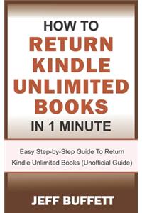 How To Return Kindle Unlimited Books In 1 Minute
