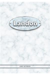 Landon - Lined Notebook