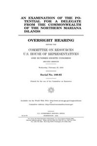 An examination of the potential for a delegate from the Commonwealth of the Northern Mariana Islands