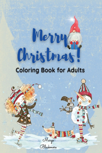 Merry Christmas Coloring Book for Adults