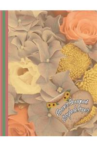 Flower Bouquet Storybook Paper