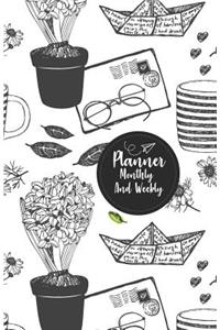 Planner monthly and weekly