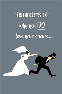 Reminders of Why You Love Your Spouse