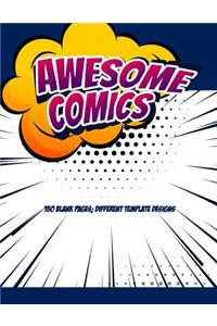 Blank Comic Book For Adults, Teens & Kids